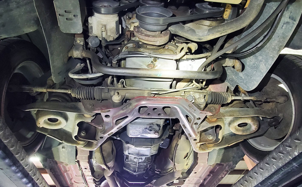 80s ford mustang pre-purchase inspection - chassis and undercarriage inspection