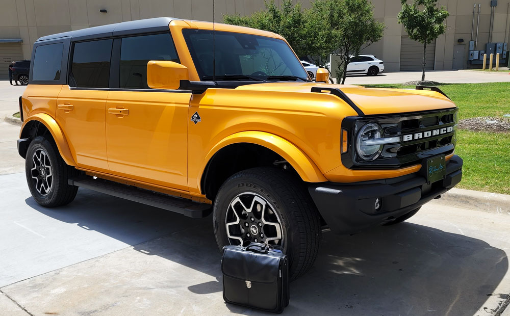 truck pre-purchase inspection - ford bronco
